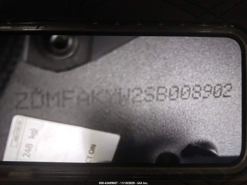 2025 Ducati Streetfighter V2 VIN: ZDMFAKYW2SB008902 Lot: 43499007