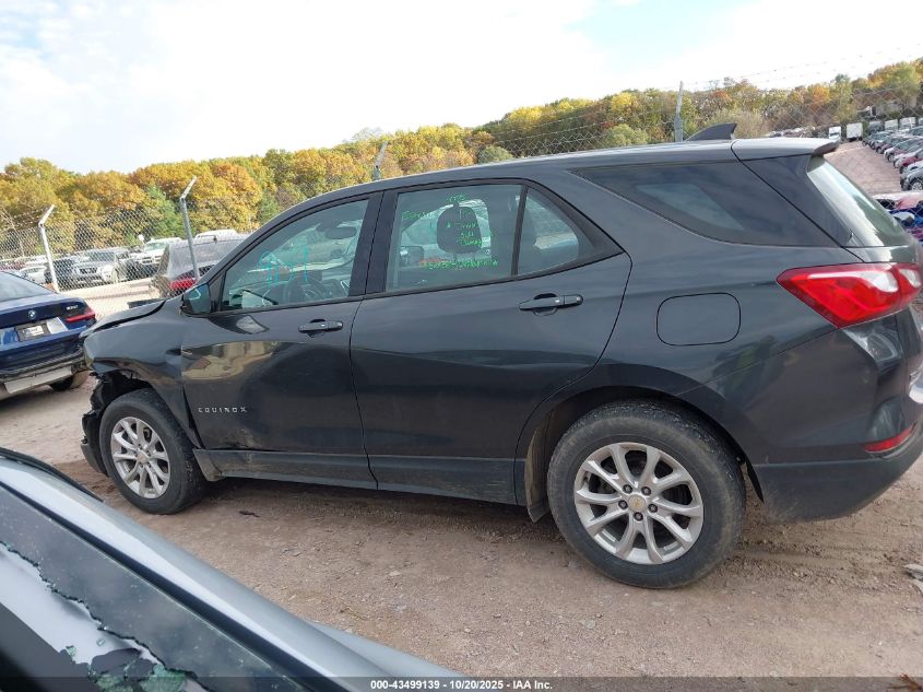 2019 Chevrolet Equinox Ls VIN: 2GNAXSEV3K6161105 Lot: 43499139