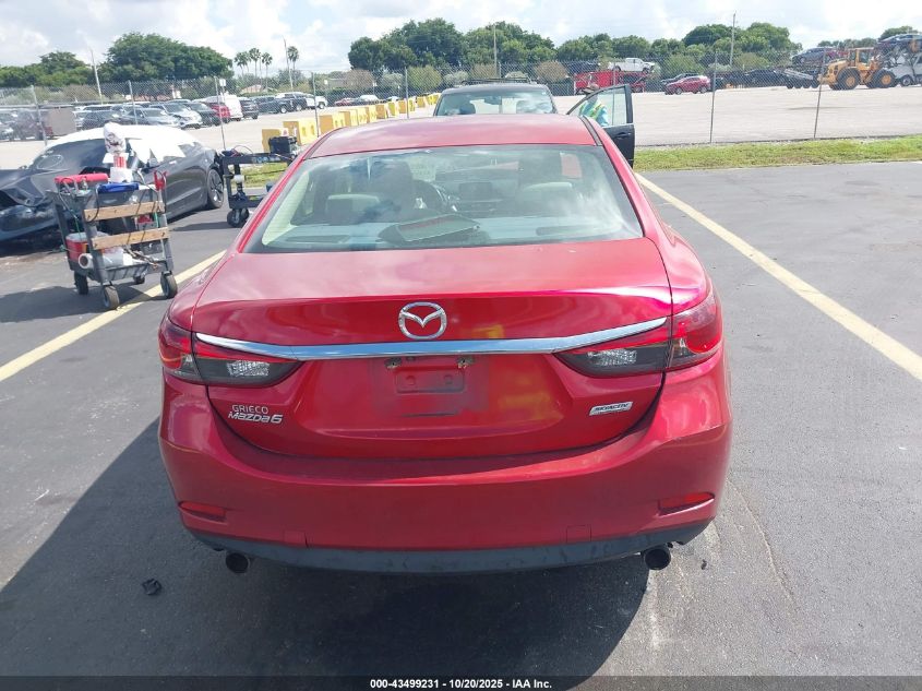 2016 Mazda Mazda6 VIN: JM1GJ1V5XG1445159 Lot: 43499231