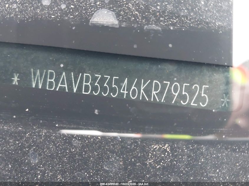 2006 BMW 330I VIN: WBAVB33546KR79525 Lot: 43499340