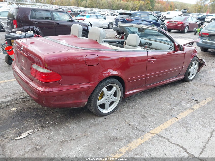 WDBLK70G22T125076 2002 MERCEDES-BENZ CLK-KLASSE photo no. 4