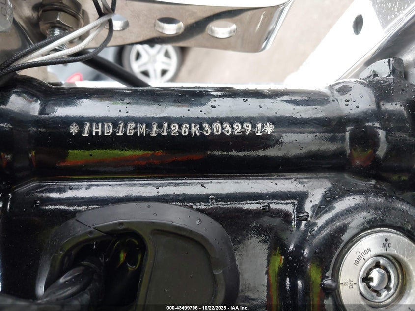 2006 Harley-Davidson Fxdi VIN: 1HD1GM1126K303291 Lot: 43499706