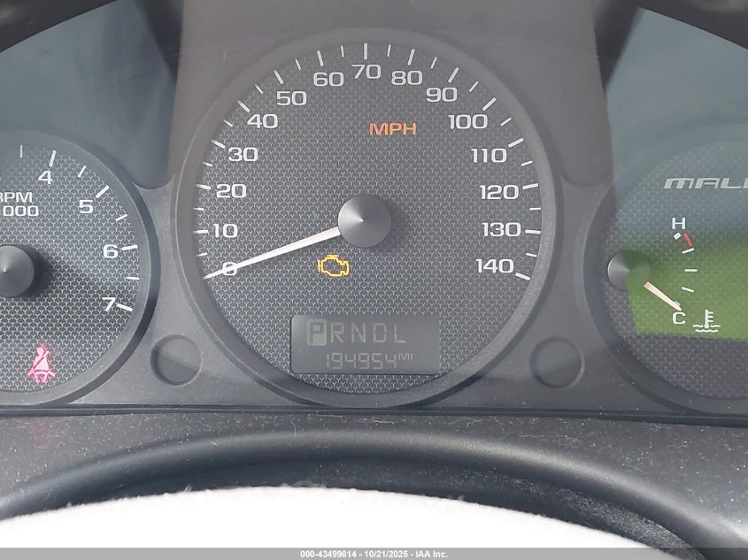 2005 Chevrolet Malibu Ls VIN: 1G1ZT54835F147292 Lot: 43499814