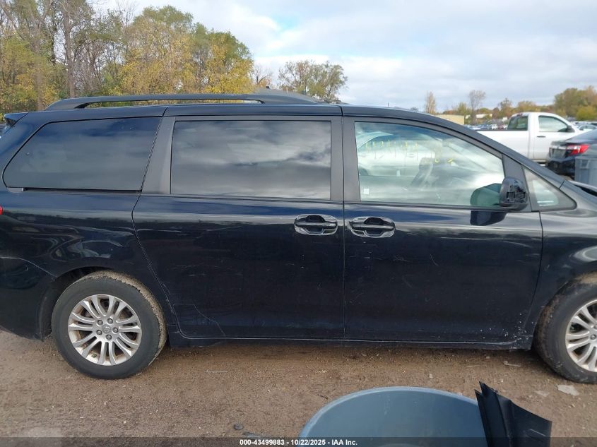 2013 TOYOTA SIENNA XLE V6 8 PASSENGER 5TDYK3DC4DS346008
