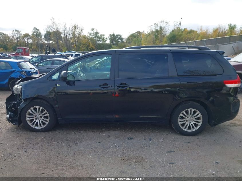 2013 TOYOTA SIENNA XLE V6 8 PASSENGER 5TDYK3DC4DS346008