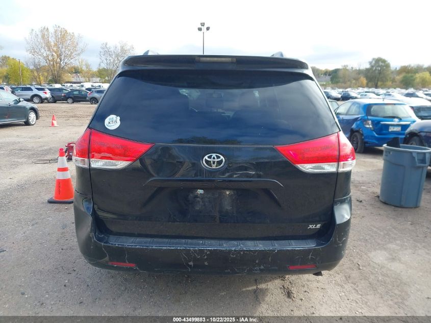 2013 TOYOTA SIENNA XLE V6 8 PASSENGER 5TDYK3DC4DS346008