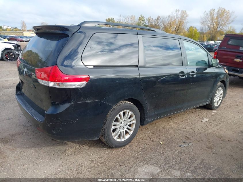 2013 TOYOTA SIENNA XLE V6 8 PASSENGER 5TDYK3DC4DS346008