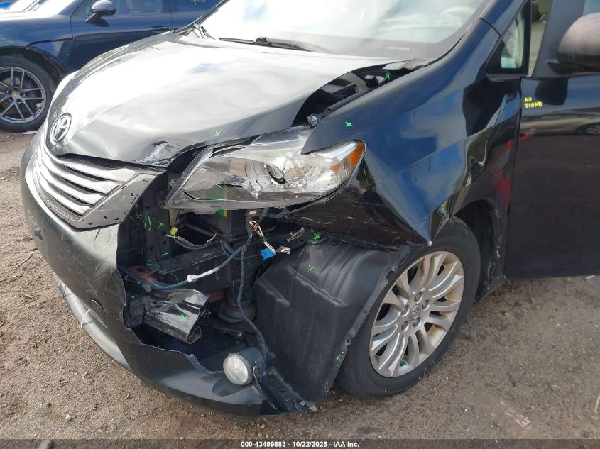2013 TOYOTA SIENNA XLE V6 8 PASSENGER 5TDYK3DC4DS346008