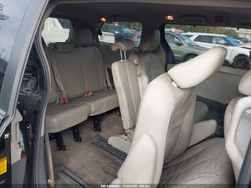 2013 TOYOTA SIENNA XLE V6 8 PASSENGER 5TDYK3DC4DS346008
