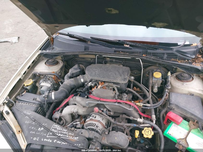 2008 Subaru Outback 2.5I/2.5I L.l. Bean Edition VIN: 4S4BP61C887349941 Lot: 43499908