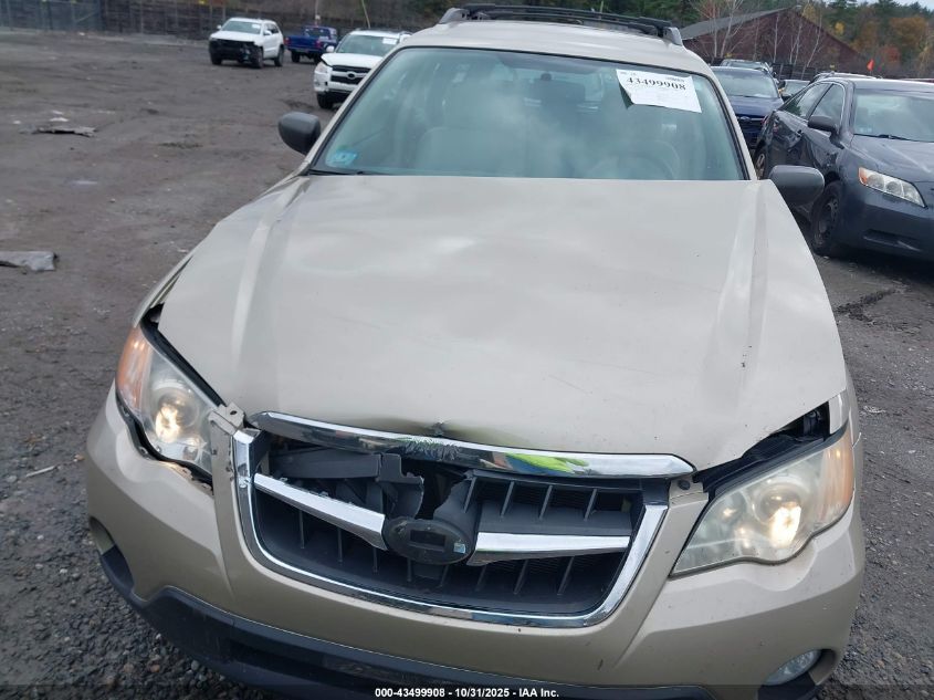 2008 Subaru Outback 2.5I/2.5I L.l. Bean Edition VIN: 4S4BP61C887349941 Lot: 43499908