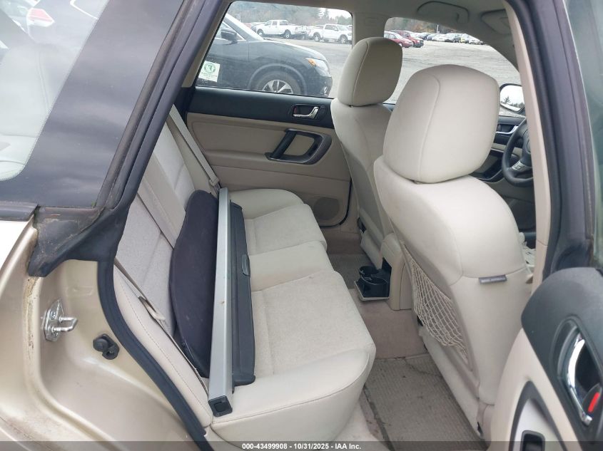 2008 Subaru Outback 2.5I/2.5I L.l. Bean Edition VIN: 4S4BP61C887349941 Lot: 43499908