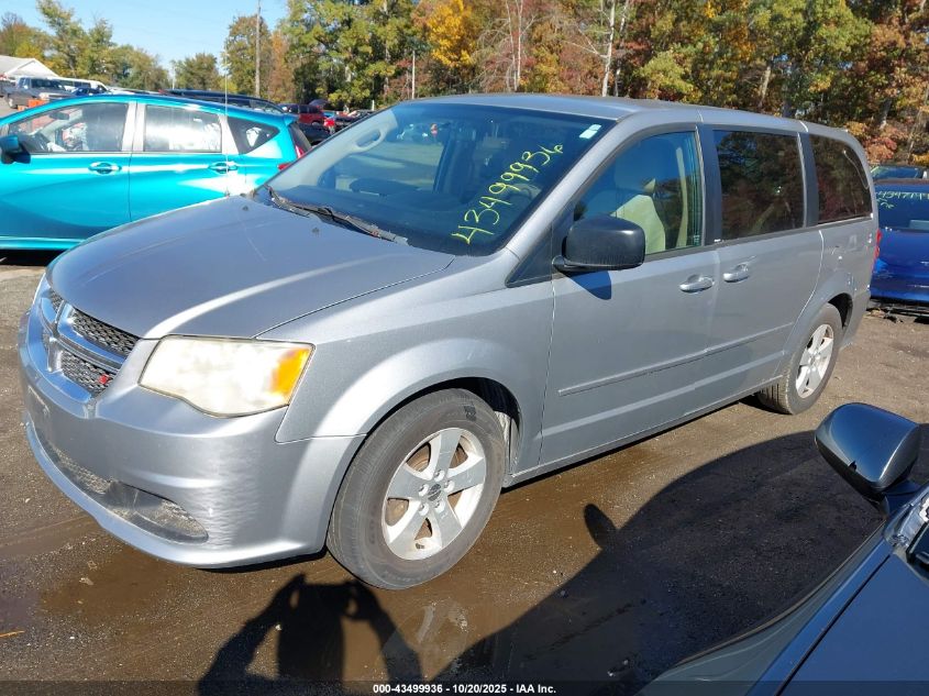2013 DODGE GRAND CARAVAN SE 2C4RDGBG0DR761234