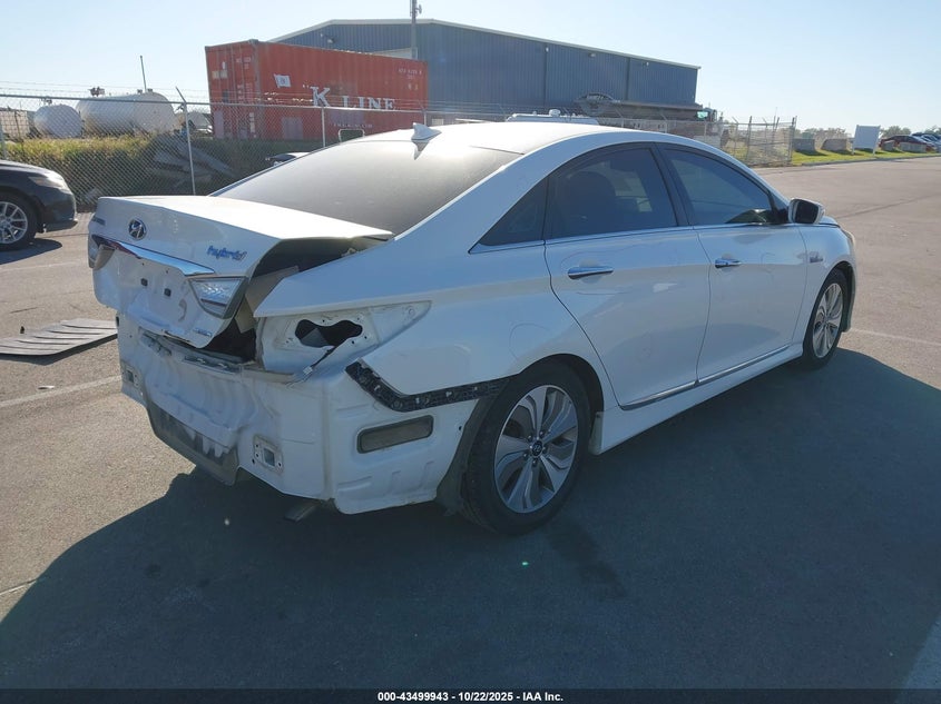 2013 HYUNDAI SONATA HYBRID LIMITED KMHEC4A49DA084207