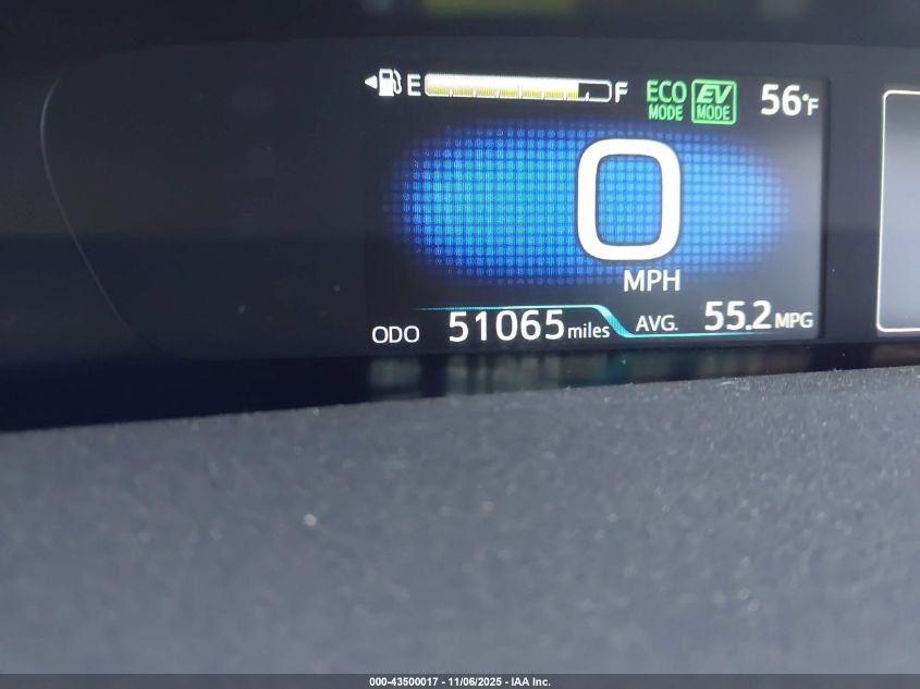 2022 Toyota Prius Prime Le VIN: JTDKAMFP6N3217138 Lot: 43500017