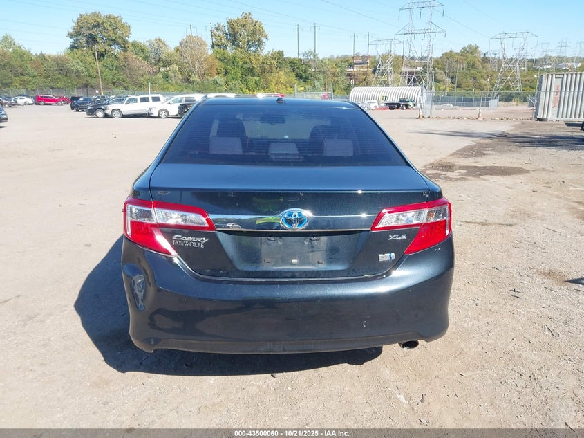 2013 TOYOTA CAMRY HYBRID XLE 4T1BD1FK8DU083389