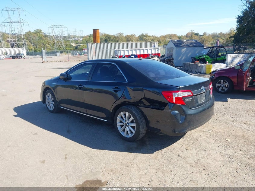 2013 TOYOTA CAMRY HYBRID XLE 4T1BD1FK8DU083389