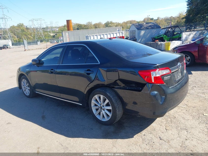 2013 TOYOTA CAMRY HYBRID XLE 4T1BD1FK8DU083389