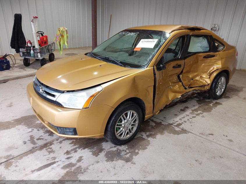 1FAHP35N09W126721 2009 FORD FOCUS photo no. 2