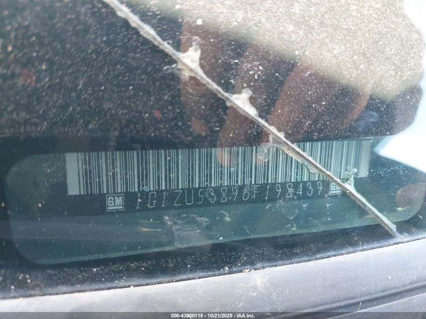 2006 Chevrolet Malibu Ltz VIN: 1G1ZU53896F198439 Lot: 43500118