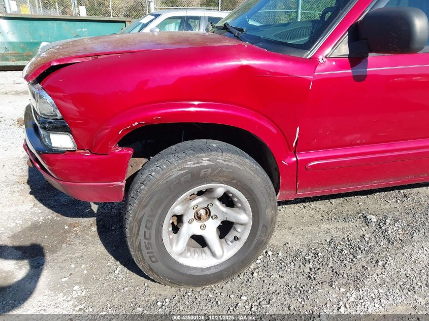 2002 Chevrolet Blazer Ls VIN: 1GNDT13W72K105387 Lot: 43500136