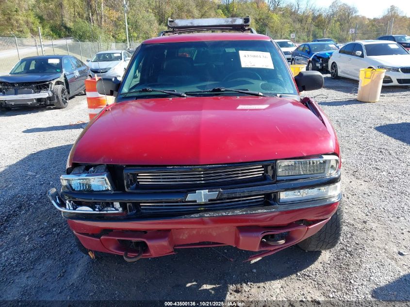 2002 Chevrolet Blazer Ls VIN: 1GNDT13W72K105387 Lot: 43500136