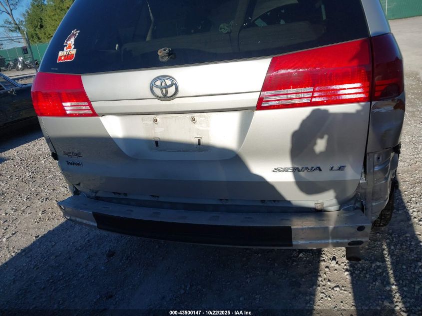 2004 Toyota Sienna Le VIN: 5TDZA23C64S113072 Lot: 43500147