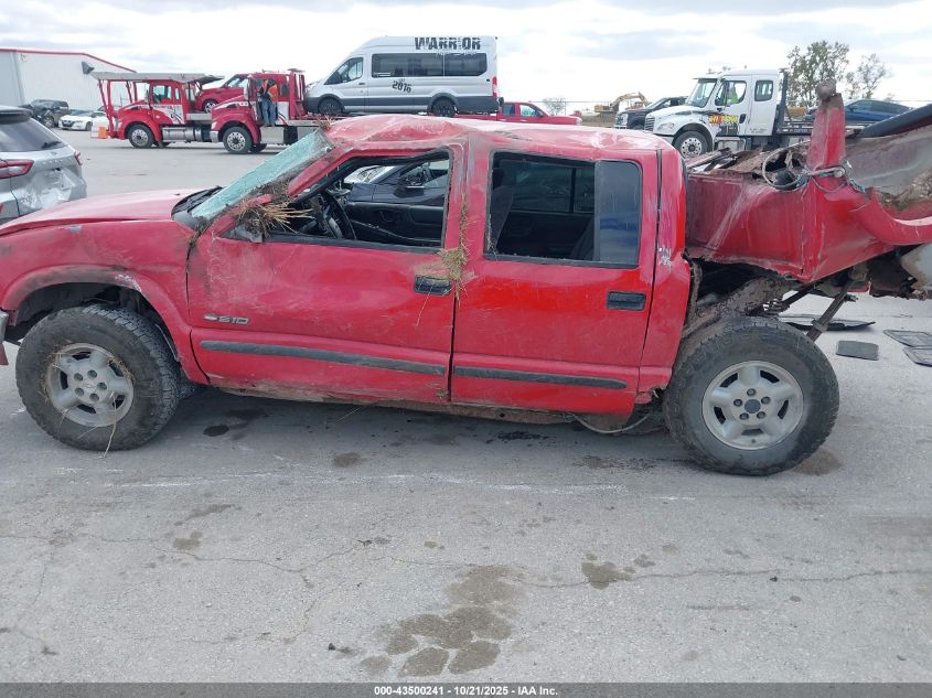2002 Chevrolet S-10 Ls VIN: 1GCDT13W82K121381 Lot: 43500241