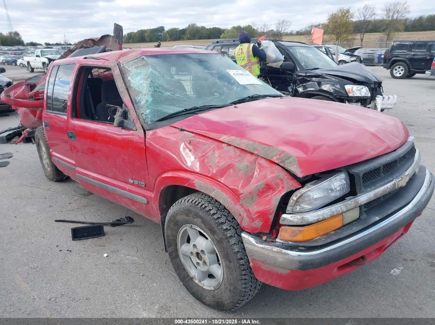 2002 Chevrolet S-10 Ls VIN: 1GCDT13W82K121381 Lot: 43500241