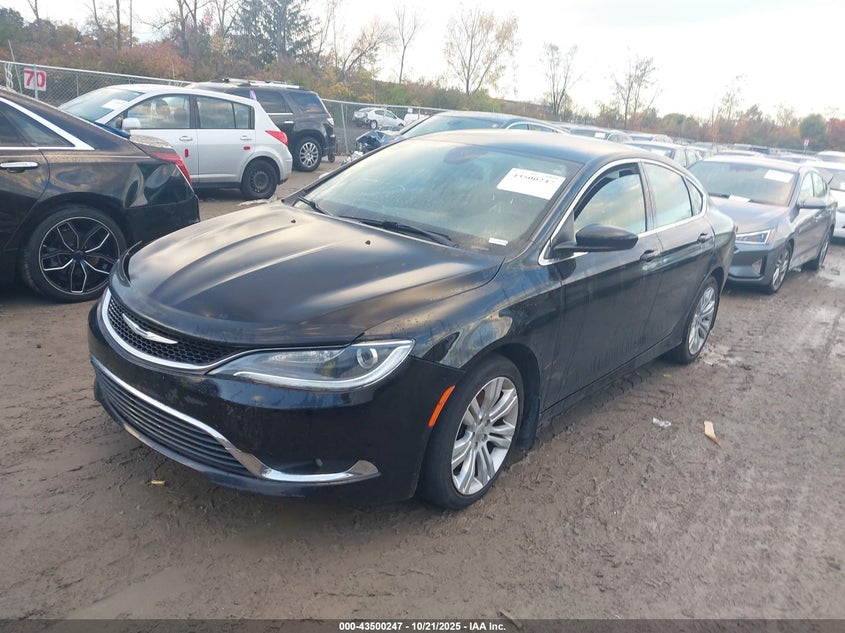 Vin: 1c3cccag0fn740567, lot: 43995209, chrysler 200 limited 20152