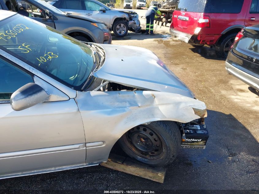 2000 Honda Civic Ex VIN: 1HGEJ8140YL062545 Lot: 43500272