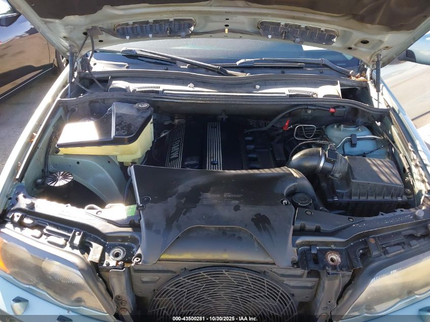 2002 BMW X5 3.0I VIN: 5UXFA53542LV71373 Lot: 43500281