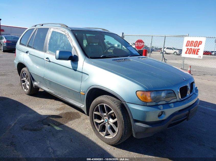 2002 BMW X5 3.0I