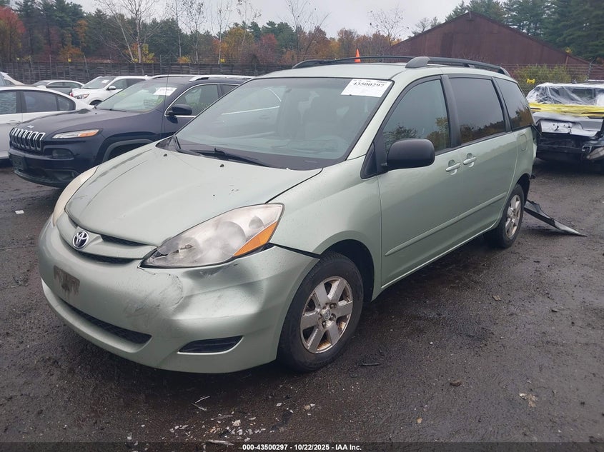 5TDZK23C39S268344 2009 TOYOTA SIENNA photo no. 2
