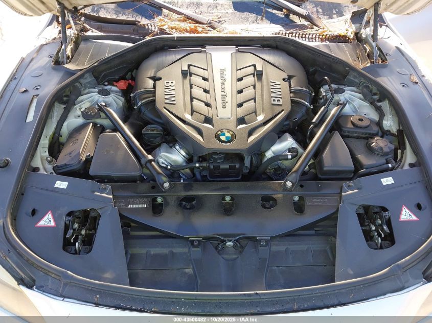 2012 BMW 750I VIN: WBAKA8C51CCY37674 Lot: 43500482