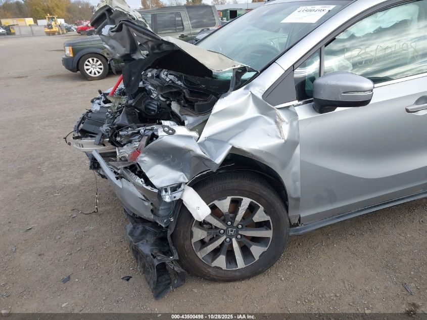 2025 Honda Odyssey Ex-L VIN: 5FNRL6H64SB056442 Lot: 43500498