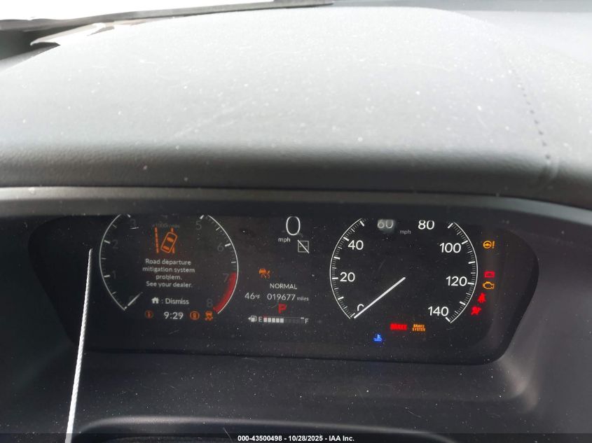 2025 Honda Odyssey Ex-L VIN: 5FNRL6H64SB056442 Lot: 43500498