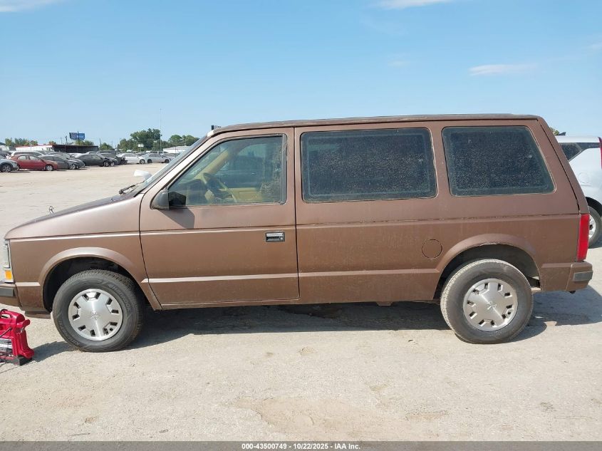 1990 Dodge Caravan VIN: 2B4FK25K3LR656615 Lot: 43500749