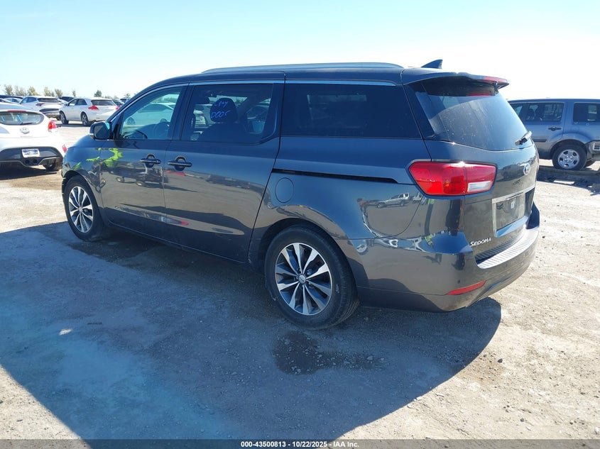 2016 KIA SEDONA SX KNDMC5C11G6130810
