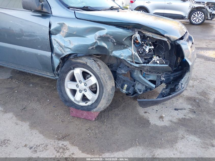 2009 Kia Sportage Lx V6 VIN: KNDJE723X97585177 Lot: 43500829