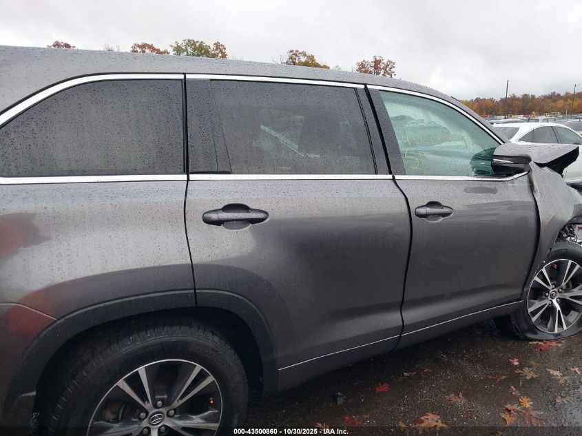 2018 Toyota Highlander Le VIN: 5TDBZRFH5JS487730 Lot: 43500860