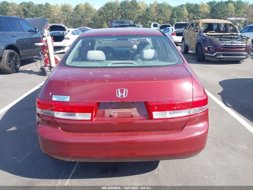 2003 Honda Accord 2.4 Ex VIN: 1HGCM56603A013633 Lot: 43500925