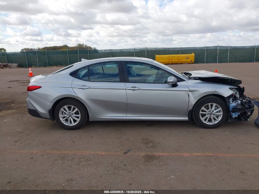 2025 Toyota Camry Le VIN: 4T1DAACK2SU169980 Lot: 43500935