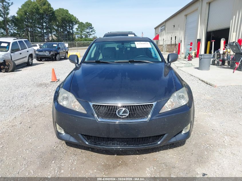 2007 Lexus Is 250 VIN: JTHBK262472049092 Lot: 43501024