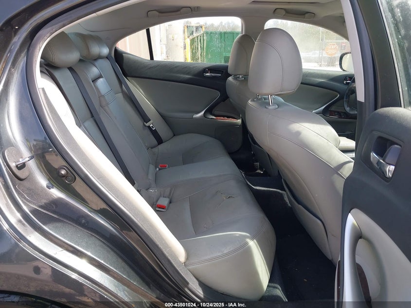 2007 Lexus Is 250 VIN: JTHBK262472049092 Lot: 43501024
