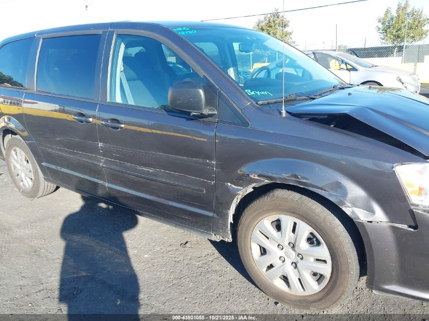 2016 Dodge Grand Caravan Se VIN: 2C4RDGBG4GR346860 Lot: 43501058