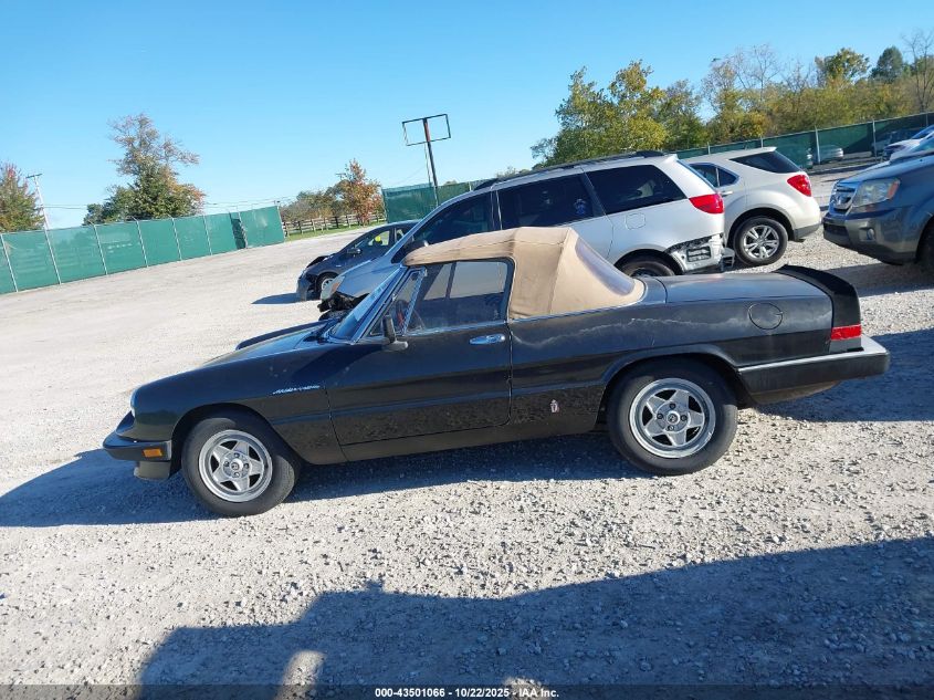 1984 Alfa Romeo Veloce 2000 Spider VIN: ZARBA5414E1020331 Lot: 43501066