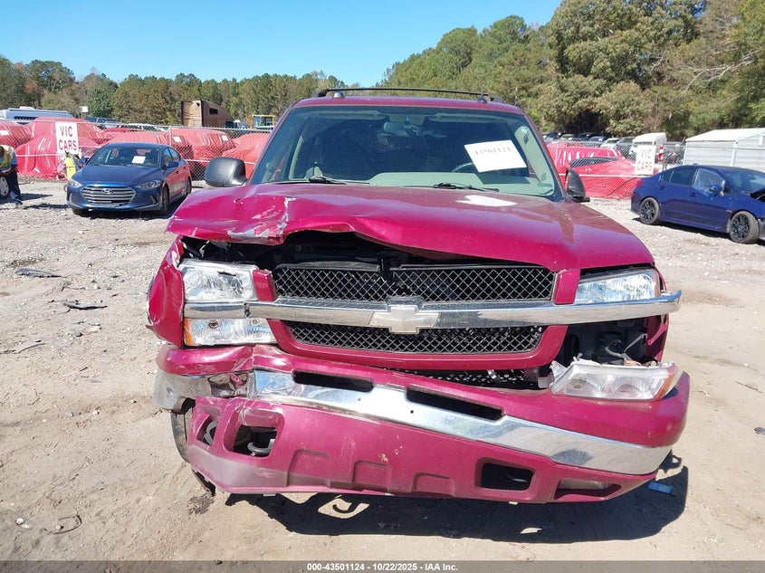 2004 Chevrolet Avalanche 1500 VIN: 3GNEC12T24G313442 Lot: 43501124