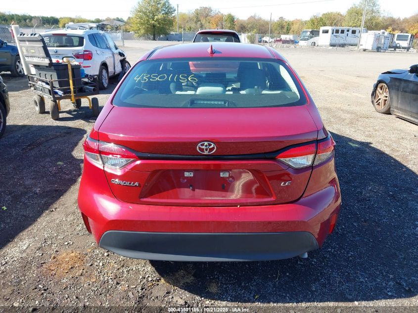 2023 Toyota Corolla Le VIN: 5YFB4MDE8PP078665 Lot: 43501156