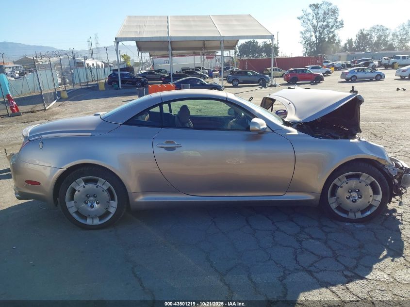 2003 Lexus Sc 430 VIN: JTHFN48Y130041768 Lot: 43501219